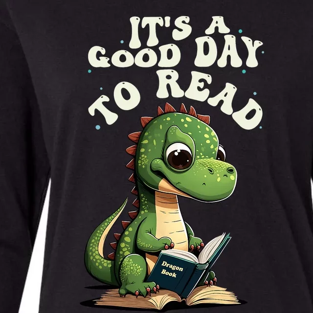 Its A Good Day To Read A Book Teachers Library Book Lovers Womens Cotton Relaxed Long Sleeve T-Shirt