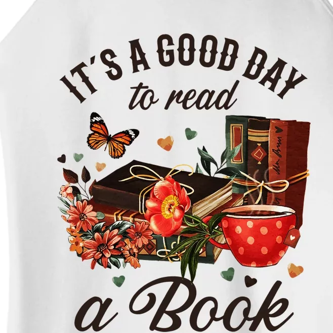 Its A Good Day To Read A Book Women’s Perfect Tri Rocker Tank