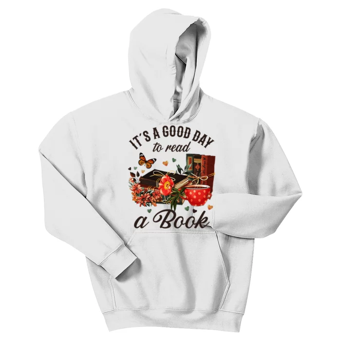 Its A Good Day To Read A Book Kids Hoodie