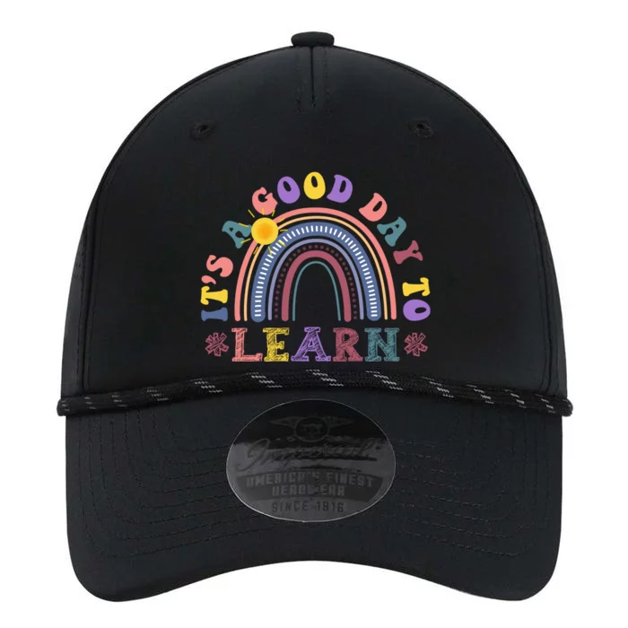 It's A Good Day To Learn Colorful Rainbow Back To School Performance The Dyno Cap