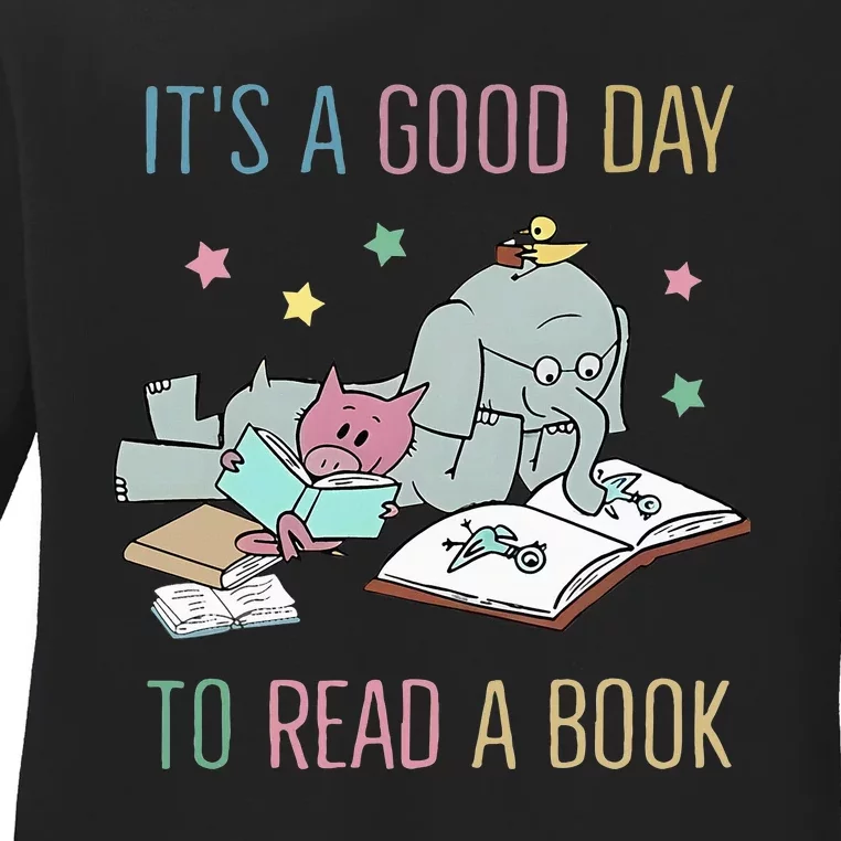 ItS A Good Day To Read A Book Ladies Long Sleeve Shirt