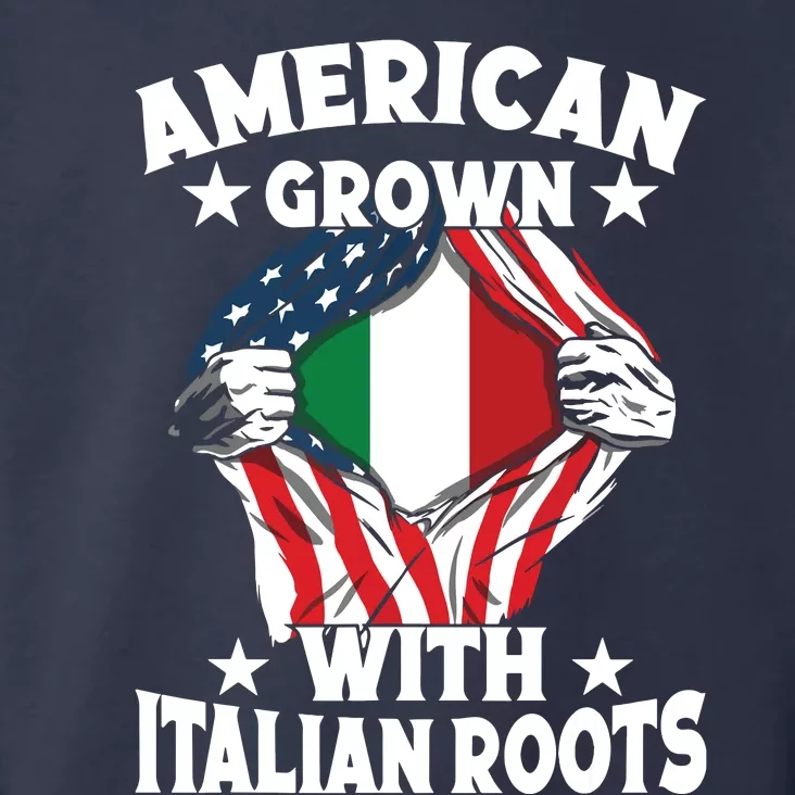 Italy American Grown With Italian Roots Proud Italian Toddler Hoodie