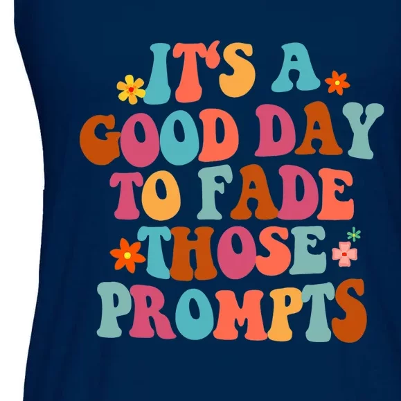 It's A Good Day To Fade Those Prompts ABA Autism Awareness Ladies Essential Flowy Tank