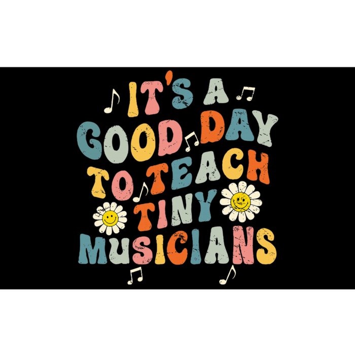 Its A Good Day To Teach Tiny Musicians Music Teacher Flower Bumper Sticker