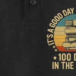 Its A Good Day To Read A Book Lovers 100 Days Of Schoo Dry Zone Grid Performance Polo