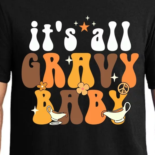 Its All Gravy Gravy Boat Thanksgiving Gift Pajama Set