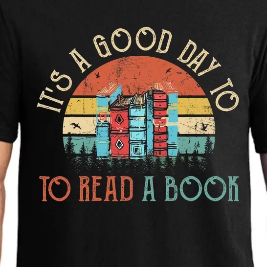 Its A Good Day To Read Book Funny Library Reading Lovers Pajama Set