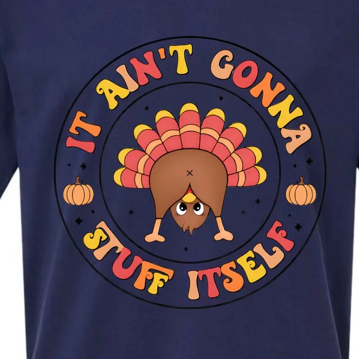 Its Ain’T Gonna Stuff Itself Turkey Thanksgiving Sueded Cloud Jersey T-Shirt