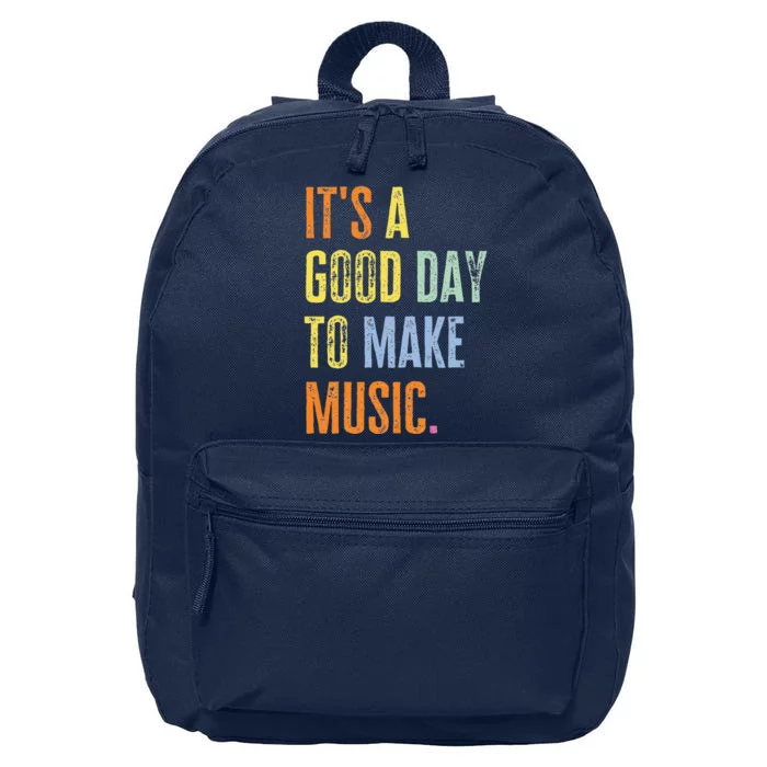 It's A Good Day To Make Music Funny Music Lover Teacher 16 in Basic Backpack