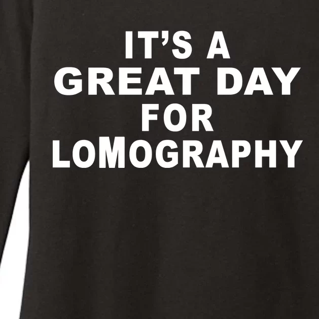 It's A Great Day For Lomography Womens CVC Long Sleeve Shirt