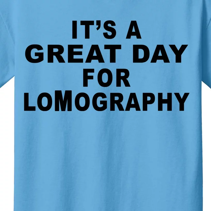 It's A Great Day For Lomography Kids T-Shirt