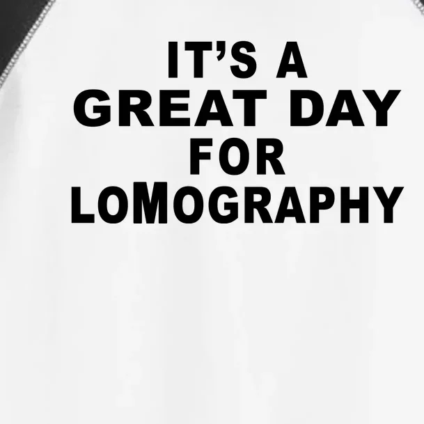 It's A Great Day For Lomography Toddler Fine Jersey T-Shirt