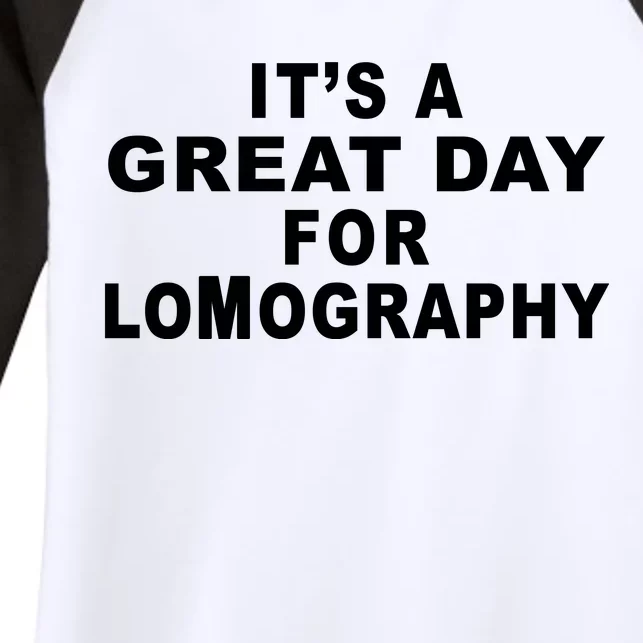 It's A Great Day For Lomography Women's Tri-Blend 3/4-Sleeve Raglan Shirt