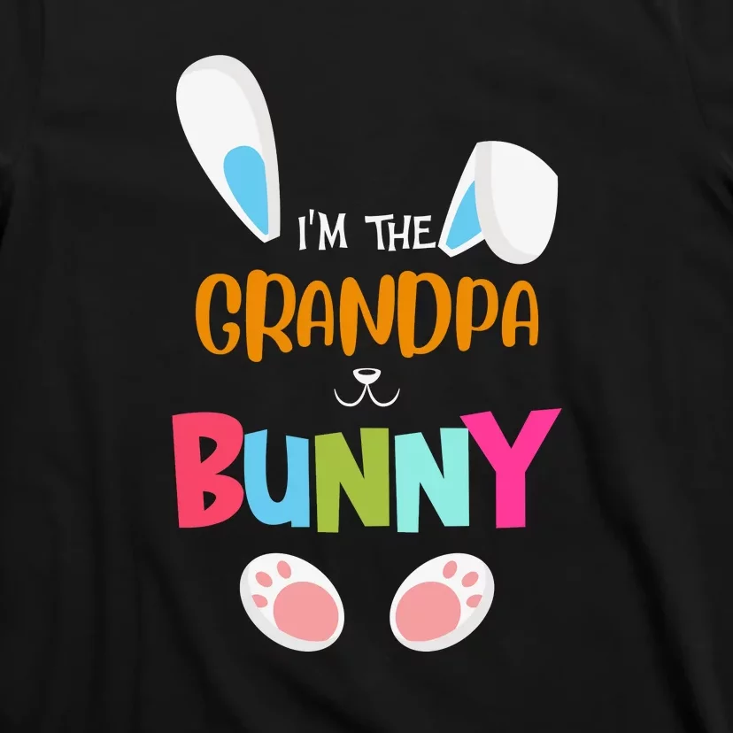 I'm A Grandpa Bunny Cute Rabbit Ears Family Easter Day Father's Day T-Shirt