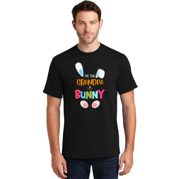 I'm A Grandpa Bunny Cute Rabbit Ears Family Easter Day Father's Day Tall T-Shirt