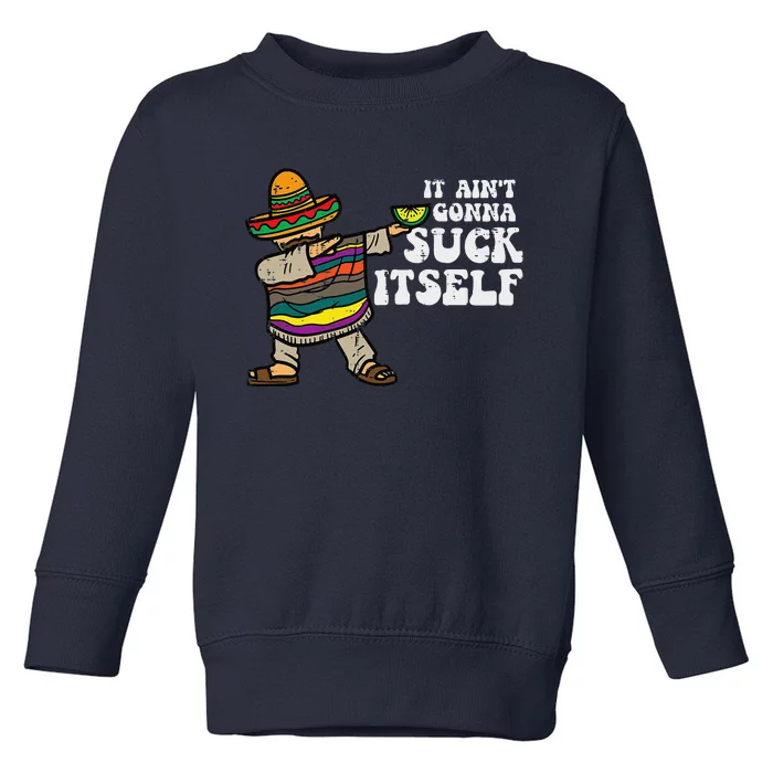 It Aint Gonna Suck Itself Mariachi Funny Cinco De Mayo Toddler Sweatshirt