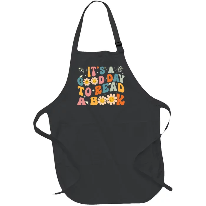 Its A Good Day To Read Book Funny Library Reading Lovers Gift Full-Length Apron With Pocket