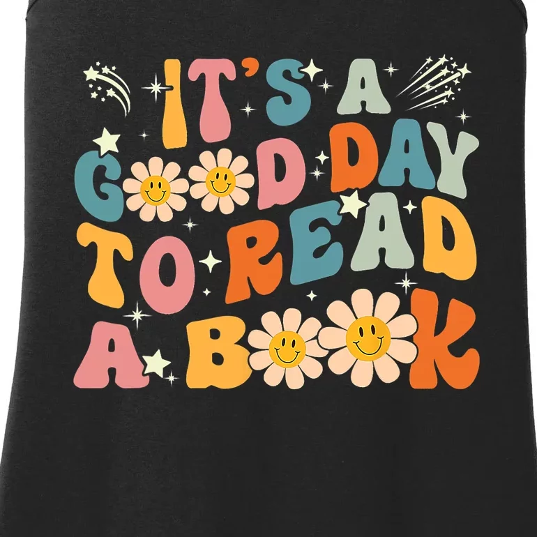 Its A Good Day To Read Book Funny Library Reading Lovers Gift Ladies Essential Tank