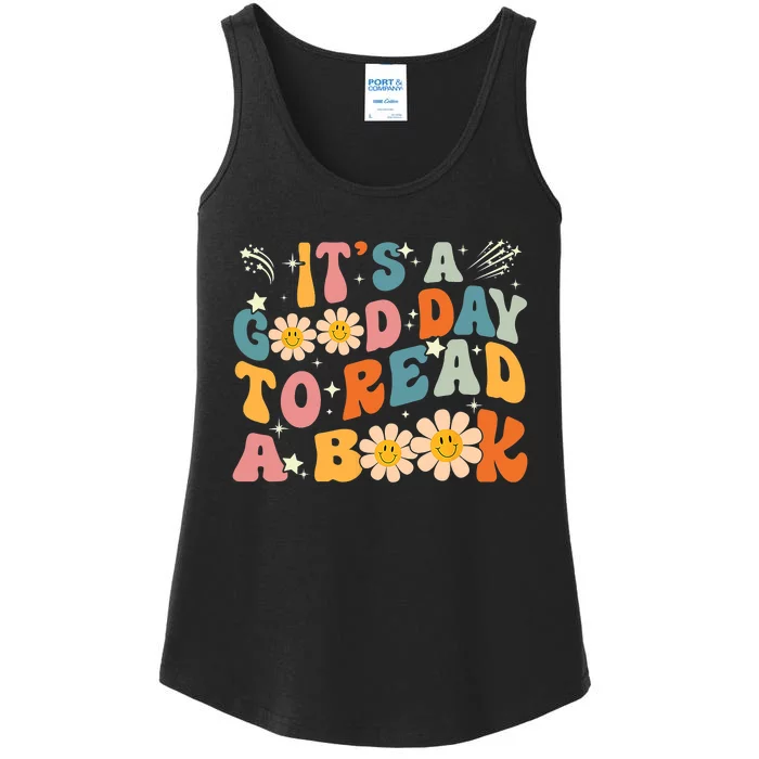 Its A Good Day To Read Book Funny Library Reading Lovers Gift Ladies Essential Tank