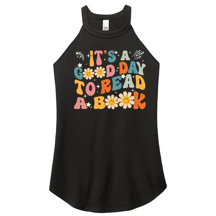 Its A Good Day To Read Book Funny Library Reading Lovers Gift Women’s Perfect Tri Rocker Tank