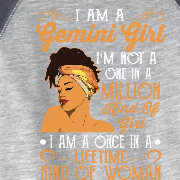 Im A Gemini Girl Black Women Gemini Girl Toddler Fine Jersey T-Shirt