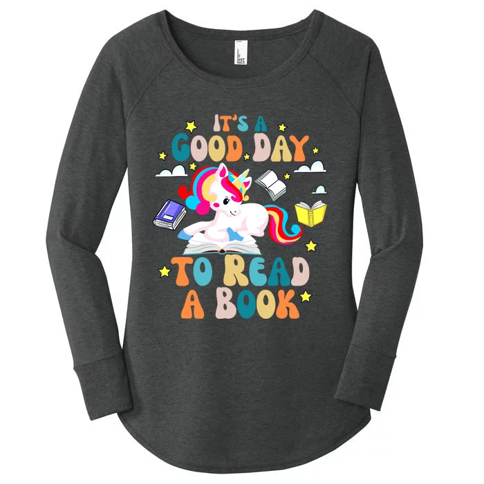 ItS A Good Day To Read Book Day Costumes Bookworm Women's Perfect Tri Tunic Long Sleeve Shirt