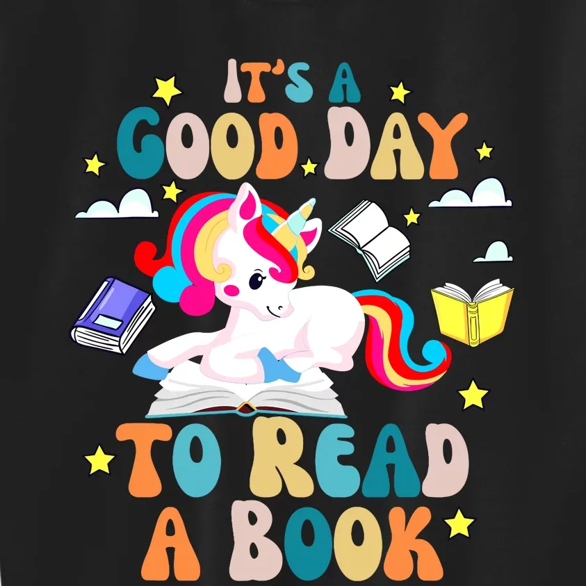 ItS A Good Day To Read Book Day Costumes Bookworm Kids Sweatshirt