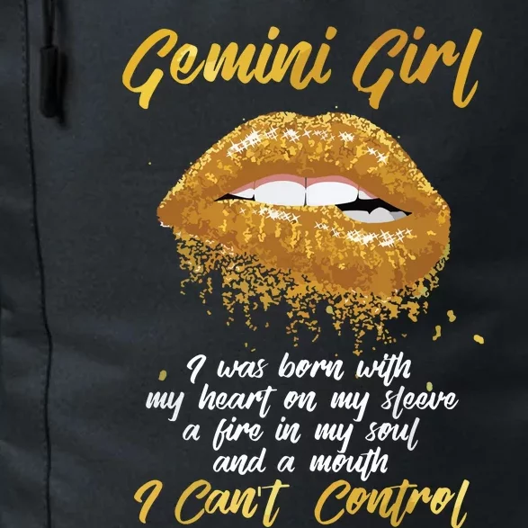 Im A Gemini Girl Funny Birthday For Women Daily Commute Backpack