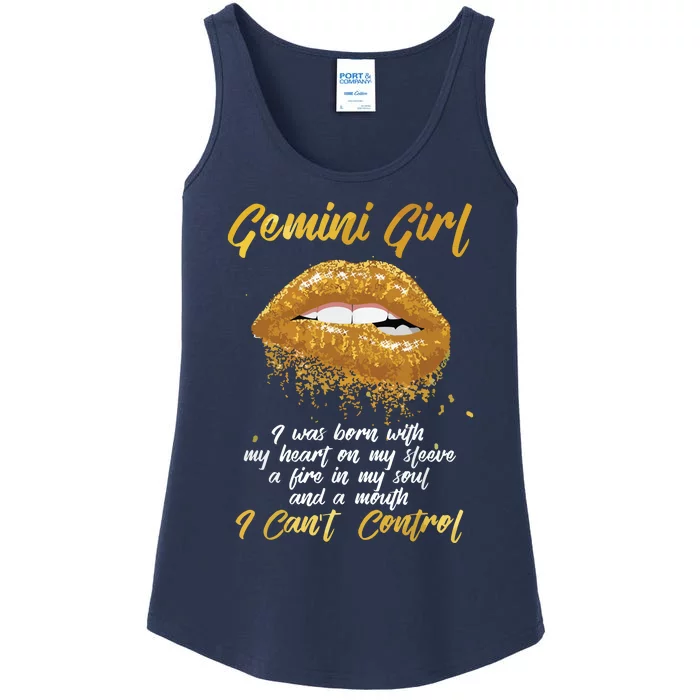 Im A Gemini Girl Funny Birthday For Women Ladies Essential Tank