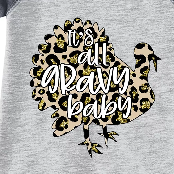 It's All Gravy Baby Cool Turkey Day Funny Sauce Gravy Infant Baby Jersey Bodysuit