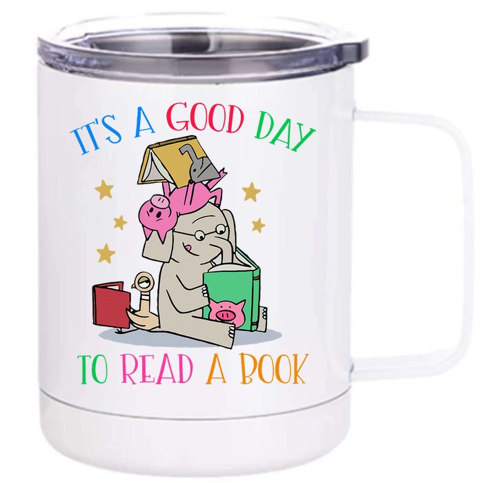 Its A Good Day To Read Bookworm Librarian Book Lover Gift 12 oz Stainless Steel Tumbler Cup