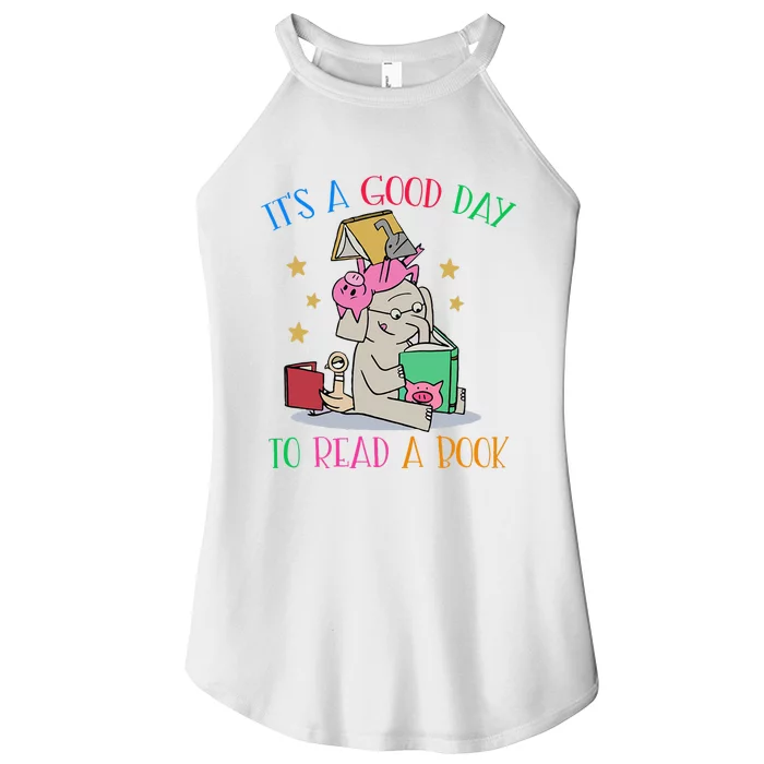 Its A Good Day To Read Bookworm Librarian Book Lover Gift Women’s Perfect Tri Rocker Tank