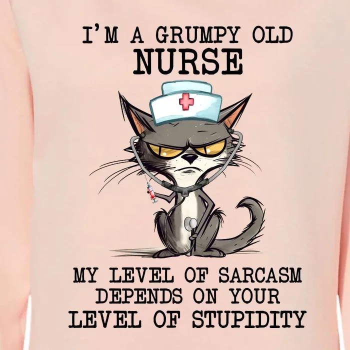 Im A Grumpy Old Nurse Womens California Wash Sweatshirt