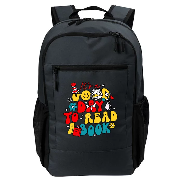 Its A Good Day To Read A Book Reading Day Cat Teachers Daily Commute Backpack