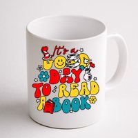 Its A Good Day To Read A Book Reading Day Cat Teachers Coffee Mug