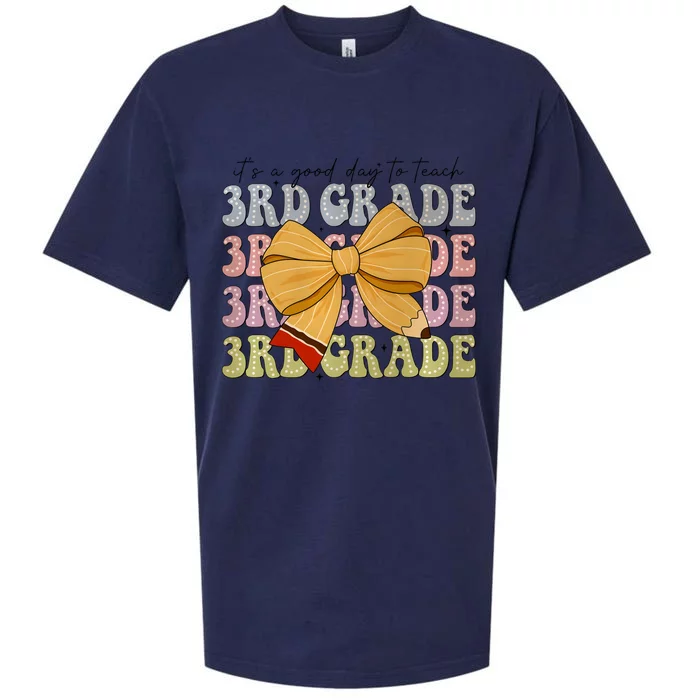 ItS A Good To Teach 3rd Grade Sueded Cloud Jersey T-Shirt