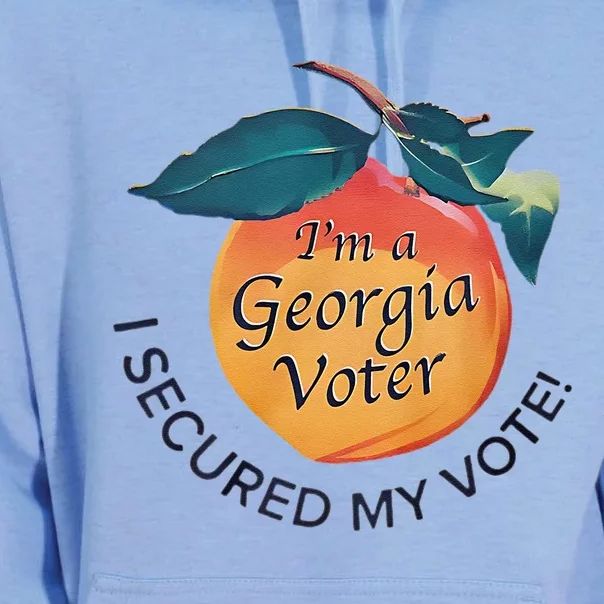 IM A Georgia Voter I Secured My Vote For Kamala Harris Unisex Surf Hoodie