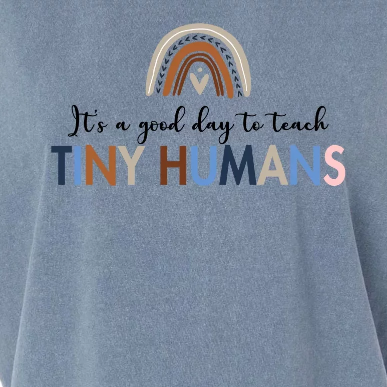 It's A Good Day To Teach Tiny Humans Gift For Teacher Garment-Dyed Women's Muscle Tee