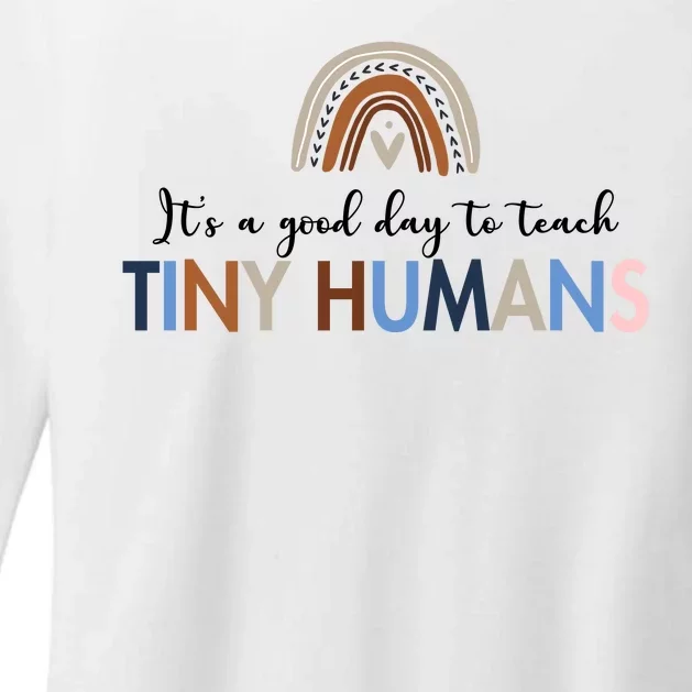 It's A Good Day To Teach Tiny Humans Gift For Teacher Womens CVC Long Sleeve Shirt