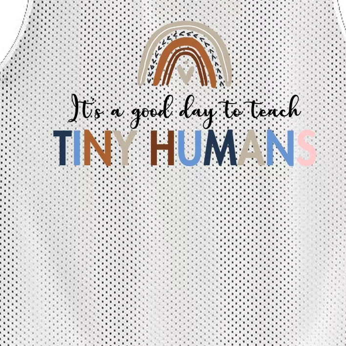 It's A Good Day To Teach Tiny Humans Gift For Teacher Mesh Reversible Basketball Jersey Tank