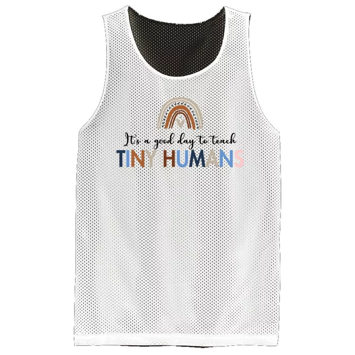 It's A Good Day To Teach Tiny Humans Gift For Teacher Mesh Reversible Basketball Jersey Tank