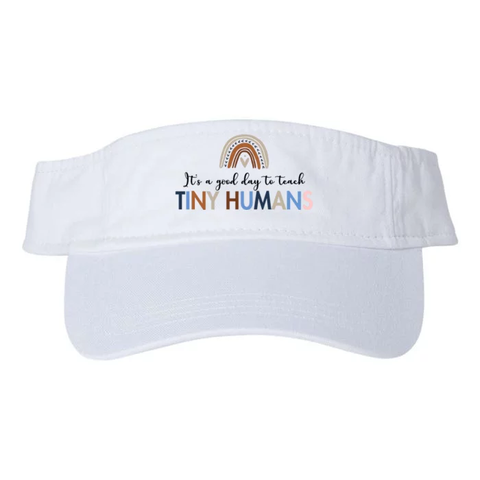 It's A Good Day To Teach Tiny Humans Gift For Teacher Valucap Bio-Washed Visor