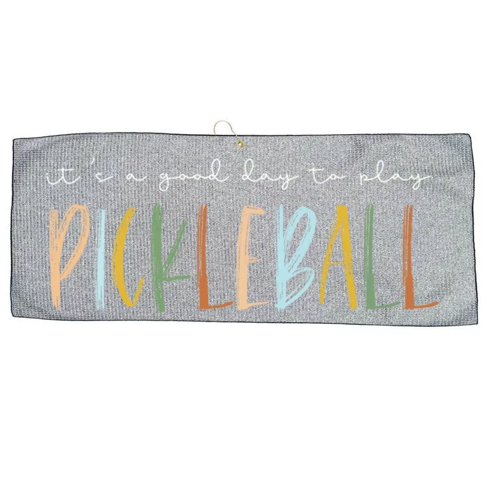 ItS A Good Days To Play Pickleball Dink Player Pickleball Meaningful Gift Large Microfiber Waffle Golf Towel