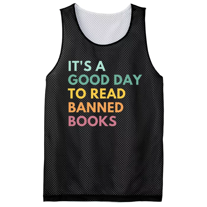 Its A Good Day To Read Banned Books Banned Books Mesh Reversible Basketball Jersey Tank