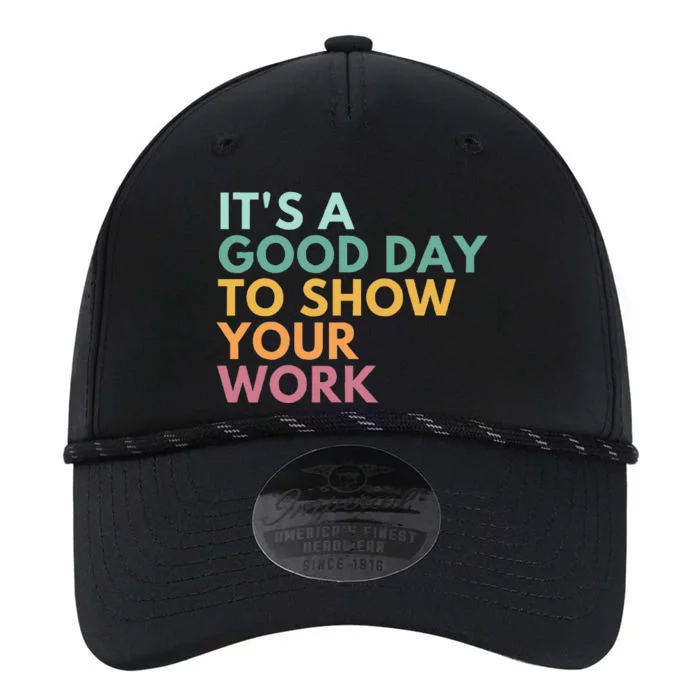 ItS A Good Day To Show Your Work Performance The Dyno Cap