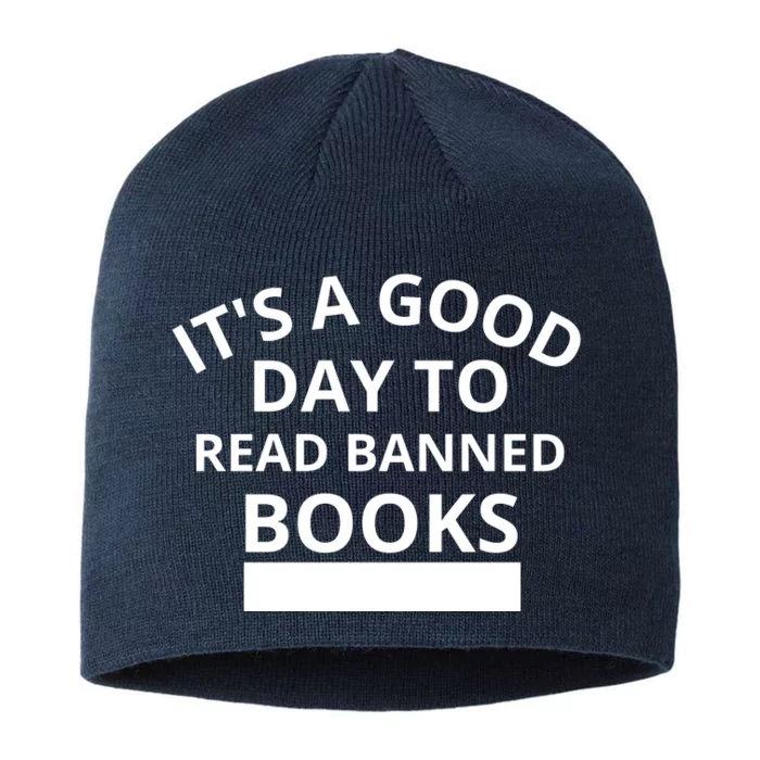 It's A Good Day To Read Banned Books 8 1/2in Sustainable Knit Beanie