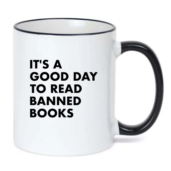 Its A Good Day To Read Banned Books Black Color Changing Mug