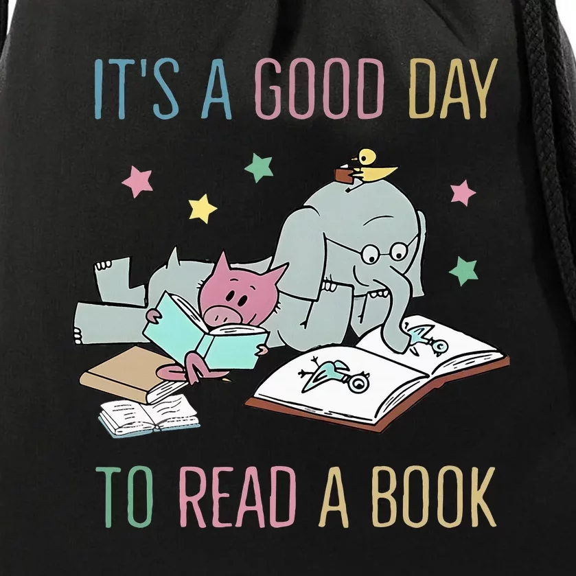 ItS A Good Day To Read A Book Drawstring Bag