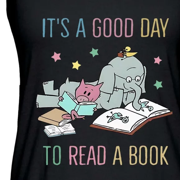 ItS A Good Day To Read A Book Ladies Essential Flowy Tank