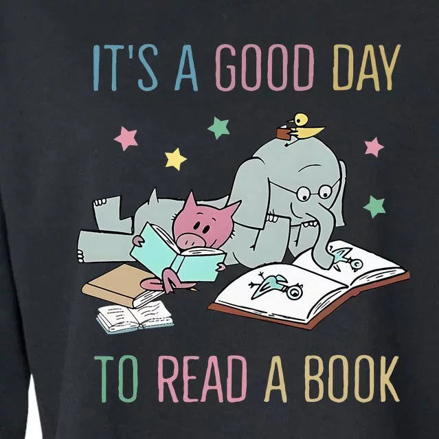 ItS A Good Day To Read A Book Cropped Pullover Crew